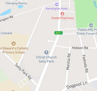 map for Christ Church