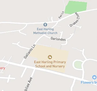 map for East Harling Primary School and Nursery