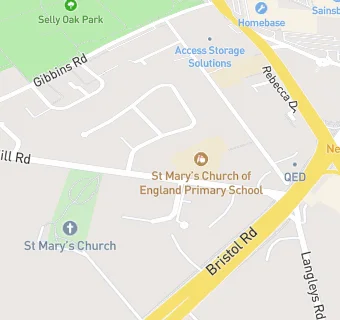 map for St Marys C Of E Junior And Infant School