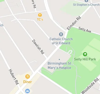 map for St. Marys Hospice