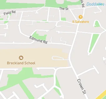 map for Breckland School