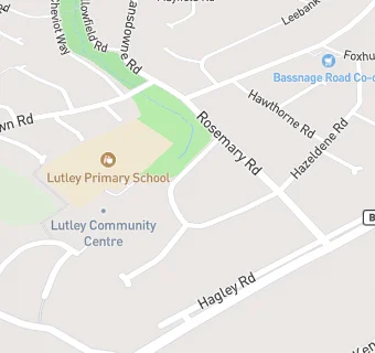 map for Lutley Kindergarten