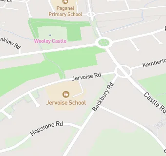 map for Jervoise Academy School