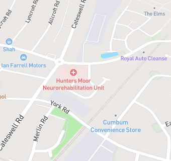 map for Hunters Moor Residential Services