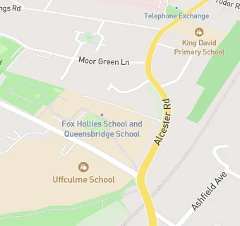 map for Uffculme Special School