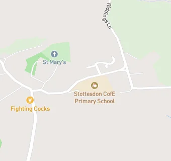 map for Stottesdon CofE Primary School