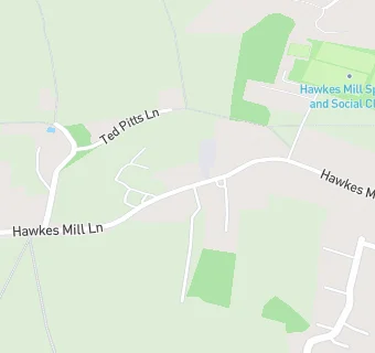 map for Hawkes Mill Sports Club