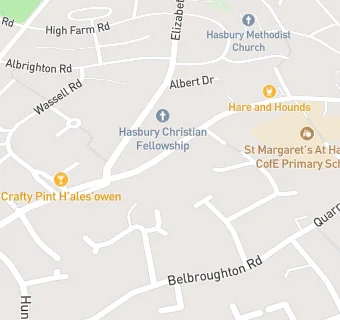 map for Halesowen Day Nursery