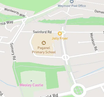 map for Paganel Junior School