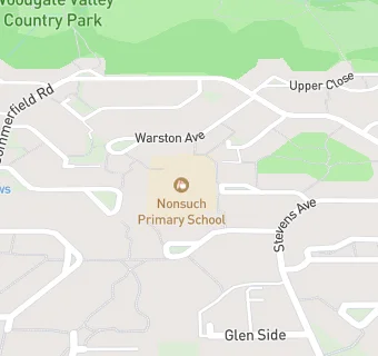 map for Nonsuch Primary School