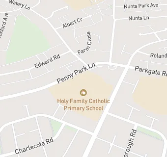 map for Holy Family Infant School