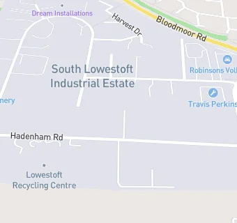 map for Lowestoft Community Church