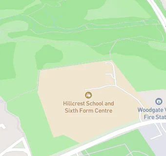 map for Hillcrest School A Specialist Maths and Computing College and Sixth Form Centre