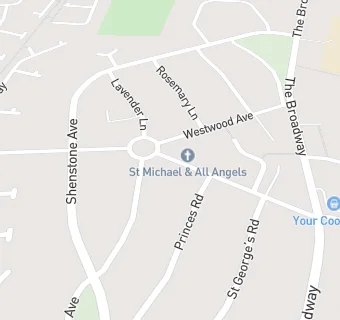 map for Well Drop-in at St Michaels Church