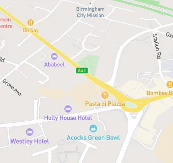map for Acocks Green Infant and Nursery School
