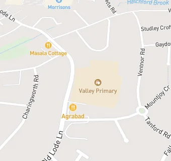 map for Valley Primary