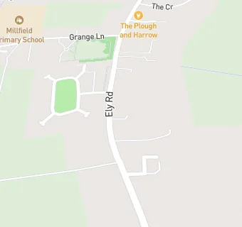 map for The Plough And Harrow (Cambs)