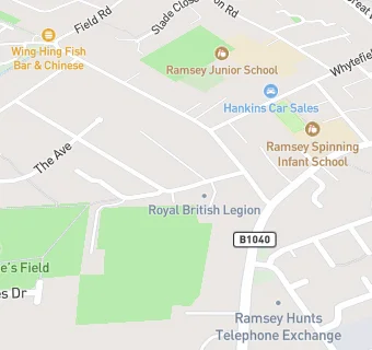 map for Ramsey Royal British Legion Club Ltd