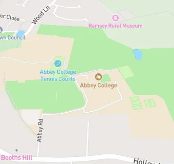 map for Abbey College, Ramsey