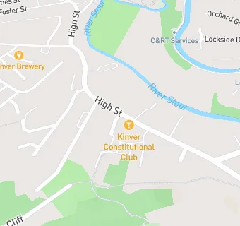 map for Moss Grove Surgery Kinver