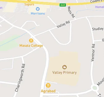 map for Valley Primary - Junior School