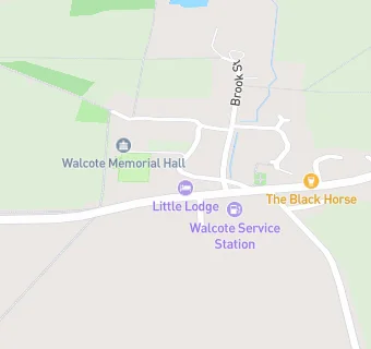 map for Walcote Service Station