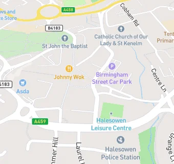 map for Halesowen Leisure Centre & Pool