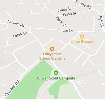 map for Foley Infant School