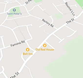 map for The Old Red House