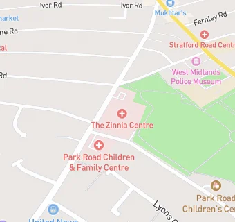 map for Zinnia Centre