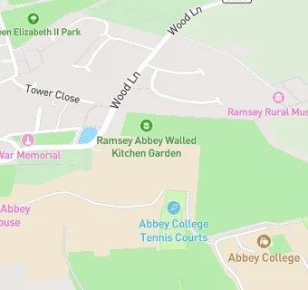 map for Ramsey Abbey School