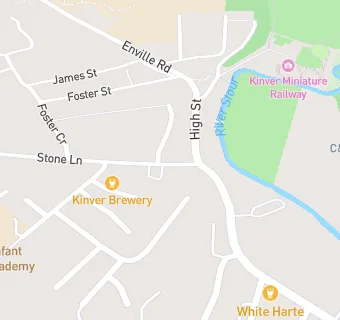 map for Kinver Garden Day Nursery