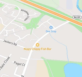 map for Aldermans Green Fish Bar