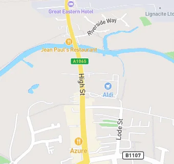 map for Aldi