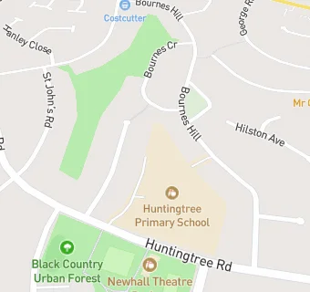 map for Huntingtree Primary School