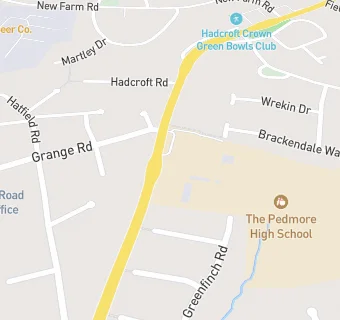 map for The Pedmore High School