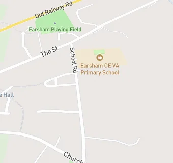 map for Norse Commercial Services @ Earsham C.E. V.A Primary School