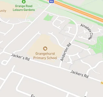 map for Grangehurst Primary School