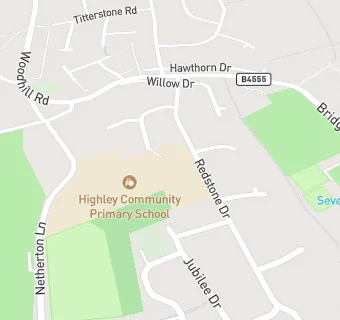 map for Highley Community Primary School