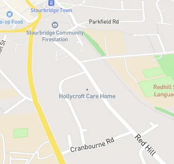 map for Hollycroft Nursing Home