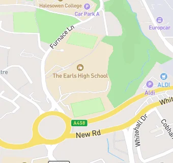 map for The Earls High School