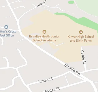 map for Kinver High School