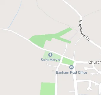 map for Church Hill School