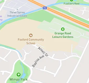 map for Foxford School and Community Arts