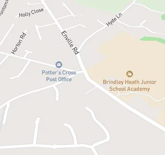 map for Potters Cross Pre-school Playgroup