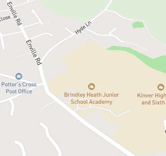 map for Brindley Heath Junior School Academy