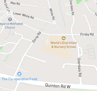 map for World's End Junior School