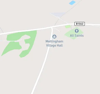 map for Mettingham Village Hall