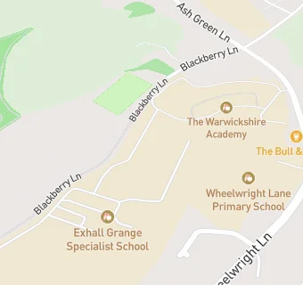 map for Exhall Grange Specialist School & Science College