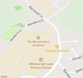 map for Exhall Grange Specialist School